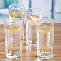 Juice Glasses Drinking Glasses, Highball Lead-Free Glasses, Tumblers for Water, Juice, Beer, Cocktail and Mixed Drinks - Pieces, Transparent (TR-20, 6 Count (Pack of 1))