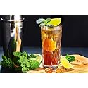 Juice Glasses Drinking Glasses, Highball Lead-Free Glasses, Tumblers for Water, Juice, Beer, Cocktail and Mixed Drinks - Pieces, Transparent (TR-12, 2 Count (Pack of 1))