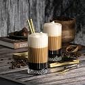 Premium Juice Glasses 350 ML Drinking Glasses, Highball Lead-Free Glasses, Tumblers for Water, Juice, Beer, Cocktail and Mixed Drinks - 6 Pieces, Transparent (JS63- Set of 6)