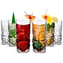 450 ML Premium Glasses Modern Bar Cocktail &amp;Mocktail Drinking Glasses, Highball Lead-Free Glasses, Tumblers for Water,Beer Set of 2 (EFR - 05, 2 Count)