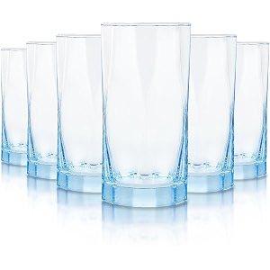 450 ml premium glasses modern bar cocktail ampmocktail drinking glasses highball lead-free glasses tumblers for waterbeer set of 2 efr - 05 2 count
