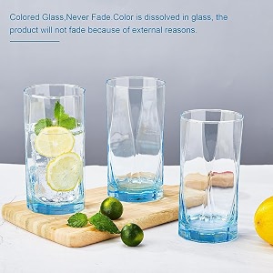 450 ml premium glasses modern bar cocktail ampmocktail drinking glasses highball lead-free glasses tumblers for waterbeer set of 2 efr - 05 2 count