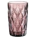 Premium Juice Glasses 350 ML Drinking Glasses, Highball Lead-Free Glasses, Tumblers for Water, Juice, Beer, Cocktail and Mixed Drinks - 6 Pieces, Transparent (Purple, JS63- Set of 6)