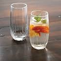 Premium Juice Glasses 450 ML Drinking Glasses, Highball Lead-Free Glasses, Tumblers for Water, Juice, Beer, Cocktail and Mixed Drinks - 6 Pieces, Transparent