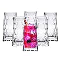Premium Juice Glasses 450 ML Drinking Glasses, Highball Lead-Free Glasses, Tumblers for Water, Juice, Beer, Cocktail and Mixed Drinks - 6 Pieces, Transparent (Cocktail, JS01- Set of 6)