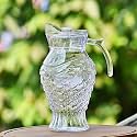 Premium Juice and Water Glass Pitcher jugs and 1.2 Liter Jug Romantic Style Water jugs with Handle hot Cold Water, Milk and Juice Beverage Carafes (Fish Jug- A)