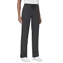 MIVEI Straight Leg Scrub Pants for Women with 8 Pockets High Rise Modern Classic Fit Cargo Scrub Bottom Flare Drawstring