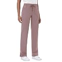 MIVEI Straight Leg Scrub Pants for Women with 8 Pockets High Rise Modern Classic Fit Cargo Scrub Bottom Flare Drawstring