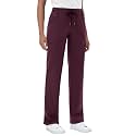 MIVEI Straight Leg Scrub Pants for Women with 8 Pockets High Rise Modern Classic Fit Cargo Scrub Bottom Flare Drawstring
