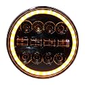 Miwings 7 inch Round LED 4DR8CB HiLow