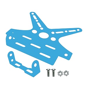 miwings motorcycle bike number license plate frame adjustable tail tidy bike number plate aluminum alloy holder blue tail tidy