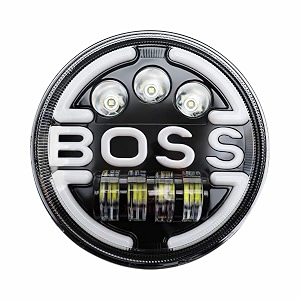 Miwings Round LED Boss Style Hi Low