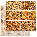 Mixed Nuts Gift Basket - Housewarming Gifts Baskets for Adults Gourmet Mixed Nuts Variety Pack, 6 Assortment Healthy Snack Tray, Hostess New Home Gift Idea Great Gifts for Men and Women