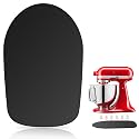 Mixer Slider Compatible with 4.5-5 QT Kitchen Aid Stand Mixers, Kitchen Countertop Storage Mover Sliding Caddy Mixer Slider Mat for Kitchen Aid Stand Mixer Accessories Attachment (Bamboo - Black)