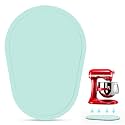 Mixer Slider Compatible with 5.5-8 QT Kitchen Aid Stand Mixers, Kitchen Countertop Storage Mover Sliding Caddy Mixer Slider Mat for Kitchen Aid Stand Mixer Accessories Attachment (Blue)