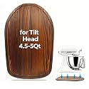 Mixer Slider Compatible with Kitchen aid 4 .5-5 Qt Stand Mixer Pine Wood - Kitchen Countertop Storage Mover Sliding Caddy for Kitchen Aid 4 .5-5 Qt Mixer (4 .5-5 Qt - Brown)