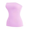 MixMatchy Women's Stretchy Strapless Tube Top Y2K Bandeau Top