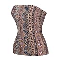 MixMatchy Women's Stretchy Strapless Tube Top Y2K Bandeau Top