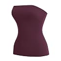 MixMatchy Women's Stretchy Strapless Tube Top Y2K Bandeau Top