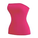 MixMatchy Women's Stretchy Strapless Tube Top Y2K Bandeau Top