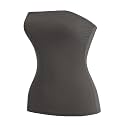 MixMatchy Women's Stretchy Strapless Tube Top Y2K Bandeau Top