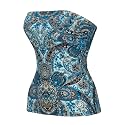 MixMatchy Women's Stretchy Strapless Tube Top Y2K Bandeau Top