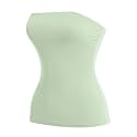 MixMatchy Women's Stretchy Strapless Tube Top Y2K Bandeau Top