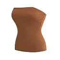 MixMatchy Women's Stretchy Strapless Tube Top Y2K Bandeau Top