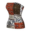 MixMatchy Women's Stretchy Strapless Tube Top Y2K Bandeau Top