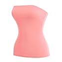 MixMatchy Women's Stretchy Strapless Tube Top Y2K Bandeau Top