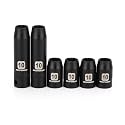 MIXPOWER 6PCS 3/8"Drive 10mm Deep&amp;Shallow Socket, 6 Point &amp; 12 Point, CR-V, Metric, Black Phosphate Finish…