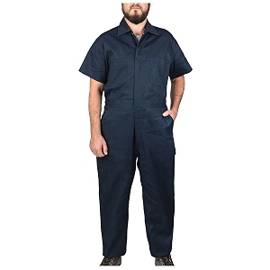men39s navy half sleeve medium coverall boiler suit and dungaree