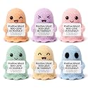 Mixweer 6 Pack Halloween Crochet Ghosts Positive Gifts for Adults