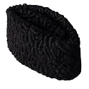 The Miya Store Karakul Liaquat Cap for Men � Original Sheepskin Fur | Traditional Diplomat Style Kashmiri Cap | Jinnah Style Wool Hat � Black, Brown, Grey
