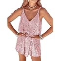 MIYIEONZ Womens Sequin Dress Sexy Sparkly Mini Dresses