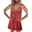 MIYIEONZ Womens Sequin Dress Sexy Sparkly Mini Dresses