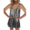 MIYIEONZ Womens Sequin Dress Sexy Sparkly Mini Dresses