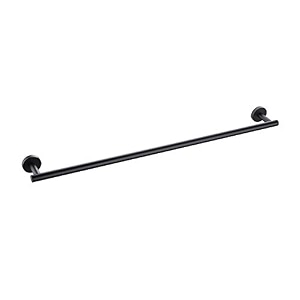 miyili 36-inch bathroom kitchen towel bar matte black