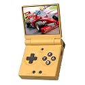 Miyoo Mini Flip Retro Handheld Game Console, 2.8 Inch 750*560 IPS Screen, Portable Linux Emulator Handheld, Gift for Men & Women, Yellow