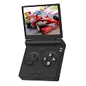 Miyoo Mini Flip Retro Handheld Game Console, 2.8 Inch 750*560 IPS Screen, Portable Linux Emulator Handheld, Gift for Men &amp; Women, Black