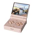 Miyoo Mini Flip Retro Handheld Game Console, 2.8 Inch 750*560 IPS Screen, Portable Linux Emulator Handheld, Gift for Men &amp; Women, Pink