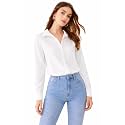 MIZAGO Women Classic Fit Black Shirt