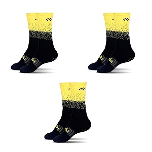 mizaki double coloured anti-slip football socks for men amp women calf length - football grip stockings with rubber pad grip technology