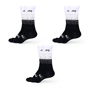 mizaki double coloured anti-slip football socks for men amp women calf length - football grip stockings with rubber pad grip technology