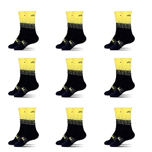 mizaki double coloured anti-slip football socks for men amp women calf length - football grip stockings with rubber pad grip technology
