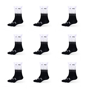 mizaki double coloured anti-slip football socks for men amp women calf length - football grip stockings with rubber pad grip technology