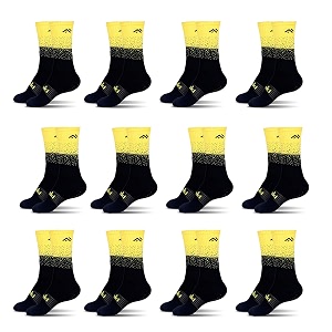 mizaki double coloured anti-slip football socks for men amp women calf length - football grip stockings with rubber pad grip technology