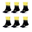 Mizaki Double Coloured Anti-Slip Football Socks for Men &amp; Women Calf Length - Football Grip Stockings with Rubber Pad Grip Technology