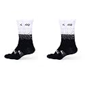 Mizaki Double Coloured Anti-Slip Football Socks for Men &amp; Women Calf Length - Football Grip Stockings with Rubber Pad Grip Technology
