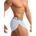 MIZOK Men39s Slit Side Bodybuilding Shorts Breathable